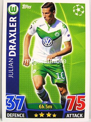 Match Attax 2015/16 Champions League - VfL Wolfsburg - Karte aussuchen