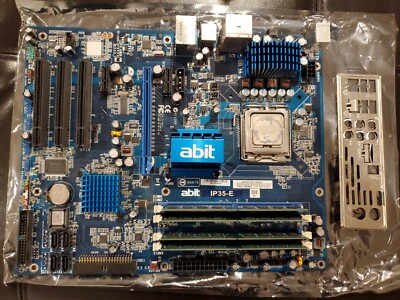 ABIT IP35-E INTEL LGA 775 MOTHERBOARD W/CORE QUAD