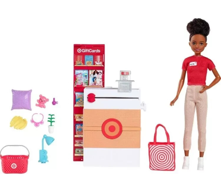 BARBIE Skipper First Jobs Target Employee Danielle Doll Brunette JCK52 NEW