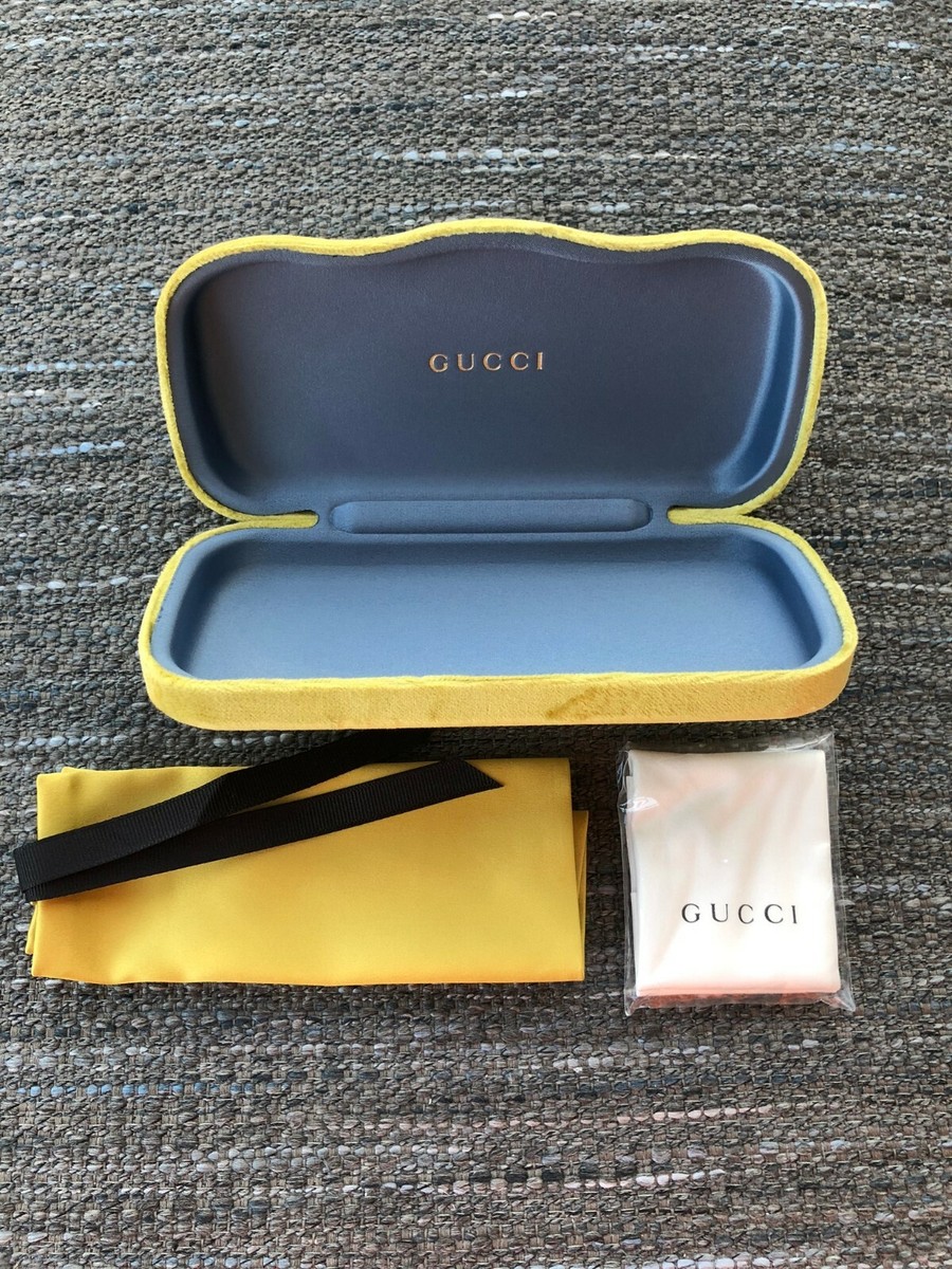 Gucci Velvet Eyeglasses Case with Satin Pouch (multiple colors