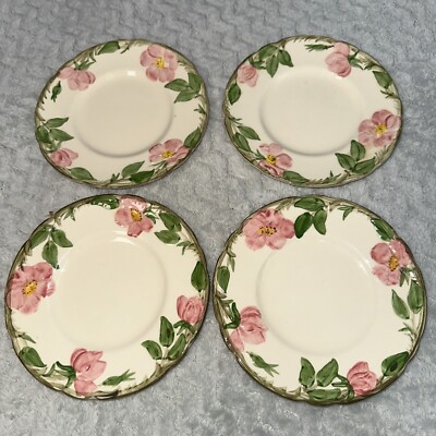 Franciscan Earthenware Desert Rose Dishes 6” Plate USA Hand