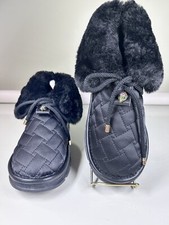 Kurt Geiger Quilted Ankle Boots London Mini Orson Satin Shell Youth Size 5