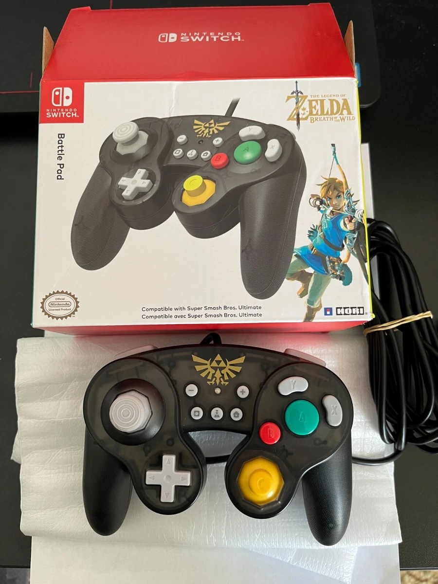 HORI Nintendo Switch Battle Pad Zelda GameCube Style Controller Nintendo  Black | eBay