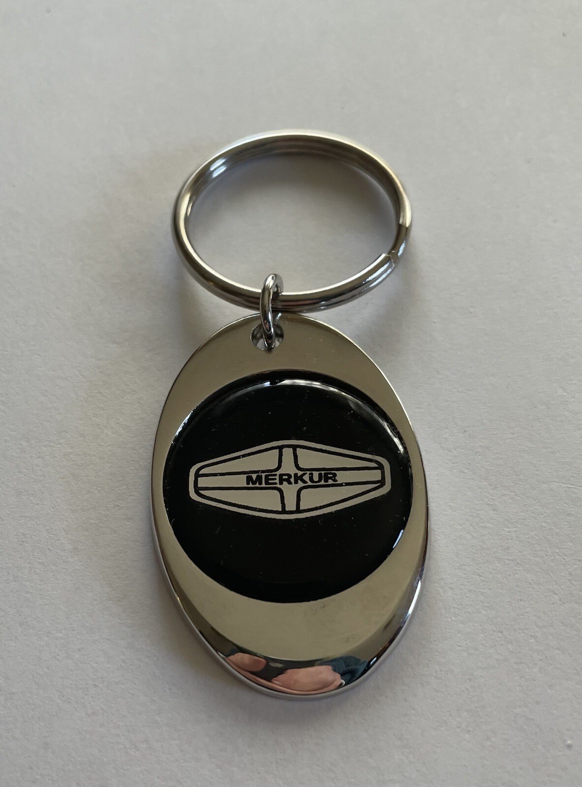 Mercury Merkur Keychain Lightweight Metal Chrome Style Finish Merkur ...