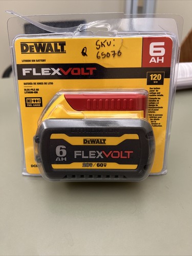 DEWALT FLEXVOLT DCB606 20V/60V MAX 6.0Ah Lithium-Ion Battery - Compatible Tool Power