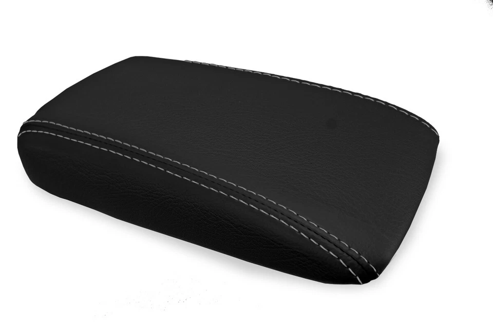 Tapa de consola cubierta de reposabrazos de cuero para Mazda MX3 92-98 puntada gris Foto 2 de 4