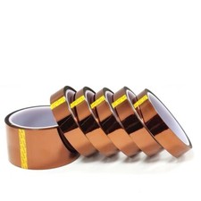 10/20/30mm 100ft Kapton Tape BGA High Temperature Heat Resistant Polyimide Gold