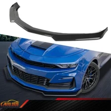 Fit For Chevy 16-22 Camaro 1LE Style Carbon Fiber Front Bumper Lip Splitter ABS