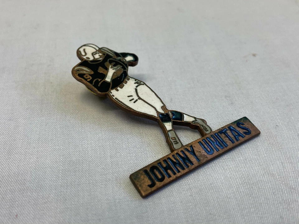 Vtg Baltimore Colts Johnny Unitas Pin Pendant Lot Football NFL - Image 4 of 4