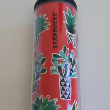 Starbucks Holiday Cactus To Go Mug Cup Tumbler Hot Cold Coffee 16 oz