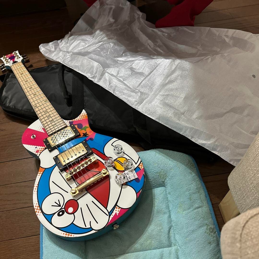 【極美品】ESP DORAEMON レスポール エレキギター Doraemon by ESP Japan 80th Anniversary Solid Body Blue | eBay