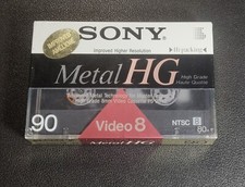 Sony Metal HG High Resolution VIDEO 8 cassette tape P6-90HG "Brand New Sealed"