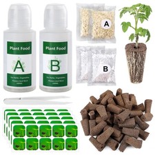 Hydroponics Pods Kit for IDOO, 50 Pcs Square Seed Grow Sponges with A&B Solid... 0.46 per gallon