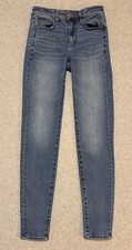 American Eagle Women's Next Level Stretch Hi Rise Jegging Size 6 Short Jeans