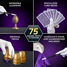 National Geographic Mega Magic Set - More Than 75 Magic Tricks for Kids to Pe...