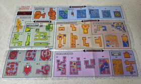 NES DRAGON WARRIOR IV WORLD MAP POSTER! NINTENDO ENIX DRAGON QUEST 4