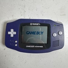 Nintendo Gameboy Advance: Target Limited Edition Indigo Purple AGB-001 Tested