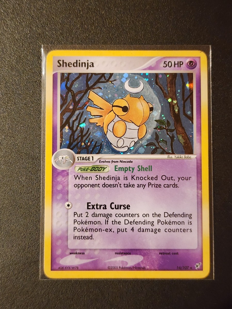 Shedinja 14/107 Ex Deoxys Holo Rare Pokemon Card NM | eBay