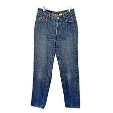 VTG Levi's 501 Jeans 80s High Waisted Tapered Women's 28x28 Med Wash Made in USA