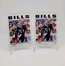 TAKEO SPIKES 2004 Topps #77 base (2) LOT BUFFALO BILLS