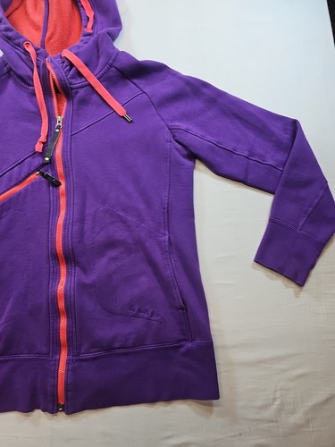 The North Face Hoodie Women's Large Full Zip Thumb Holes Pockets - Picture 4 of 15