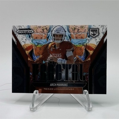 Panini 2025 Prizm Black Arch Manning Texas Longhorns Instant Impact #23