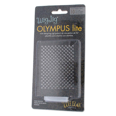 Beadsmith Olympus Lite Drahtvorrichtung mit 10 Heringen 3'' x 4'' Drahtbiegewerkzeug Perücke Vorrichtung