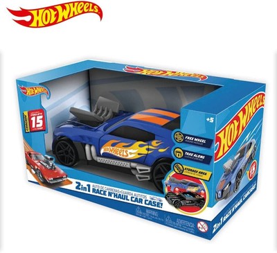 Hot Wheels Autoaufbewahrung 2in1 Race N' Haul Freilauf Autoaufbewahrung