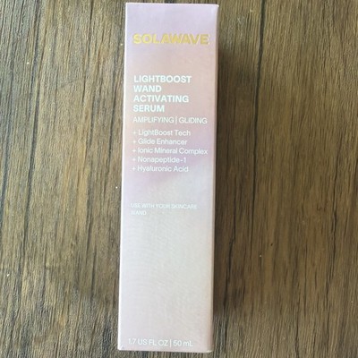 Solawave LightBoost Wand Activating Serum Amplifying Gliding 1.7 fl oz