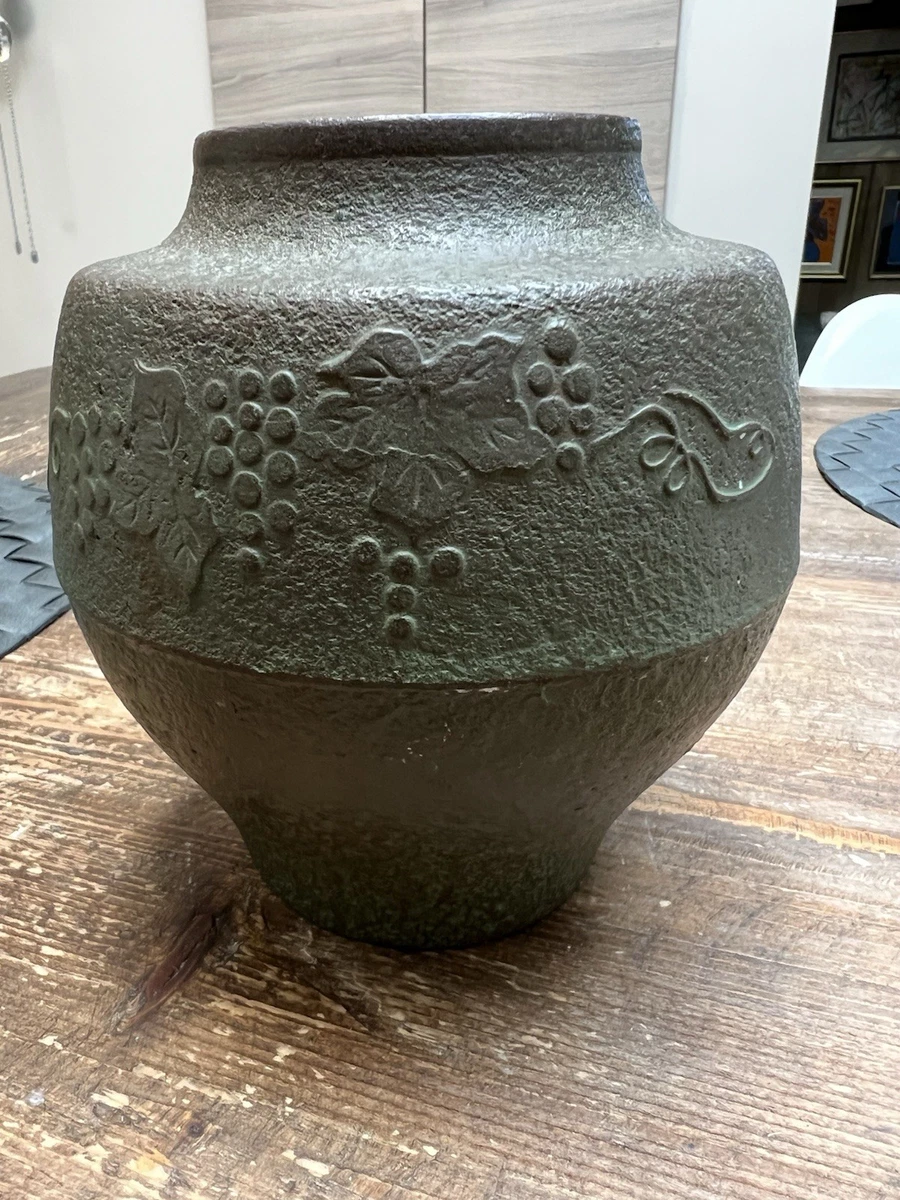 复古原始铁日本古董花瓶| eBay