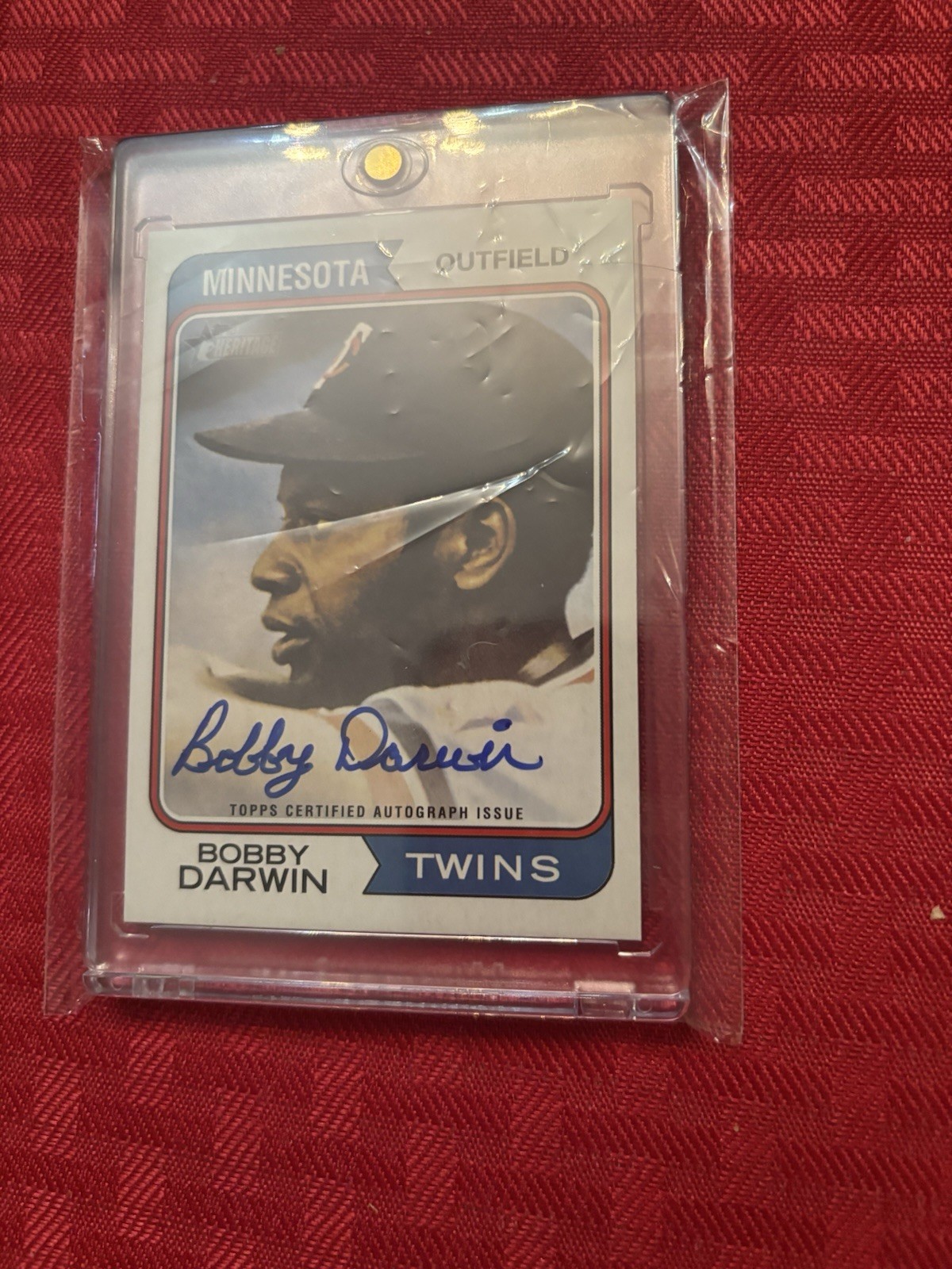 2023 Topps Heritage - Real One Autographs Bobby Darwin #ROA-BDN (AU)