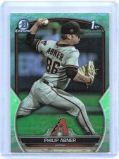 2023 Bowman Draft Philip Abner #BDC-165 Chrome Lunar Glow Refractor Card