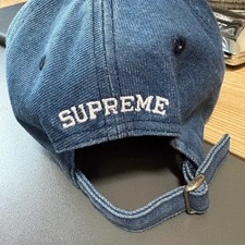 Supreme Pigment S Logo 6-Panel Denim Cap 24FW New