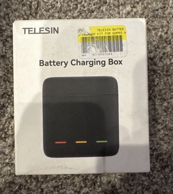 TELESIN 3-Channel Quick Battery Charger Station Box For GoPro Hero