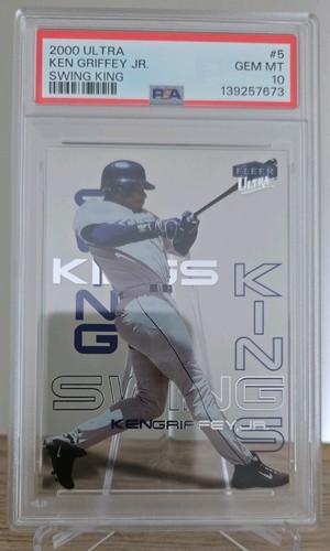 2000 Ultra SWING KING #5 Ken Griffey Jr Acetate PSA 10 Freshly graded