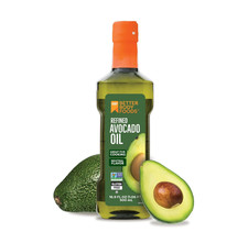 100 Pure Avocado Oil Naturally Refined Cooking Oil Non-GMO Paleo Keto, 500ml