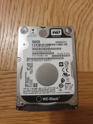 Hard Disk Drive WD5000LPLX Internal WD Black 500GB 2.5" - Image 1 of 2