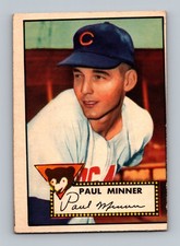 1952 Topps #127 Paul Minner GD-VG (MC) Vintage Baseball Card