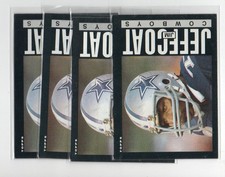 JIM JEFFCOAT DALLAS COWBOYS 1985 TOPPS VINTAGE EX-NM 4X ROOKIE LOT