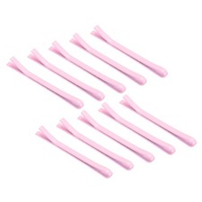 10Pcs Tiny Doll Hair Pin, 0.79" Pink Mini Metal Hair Clips Bobby Pins
