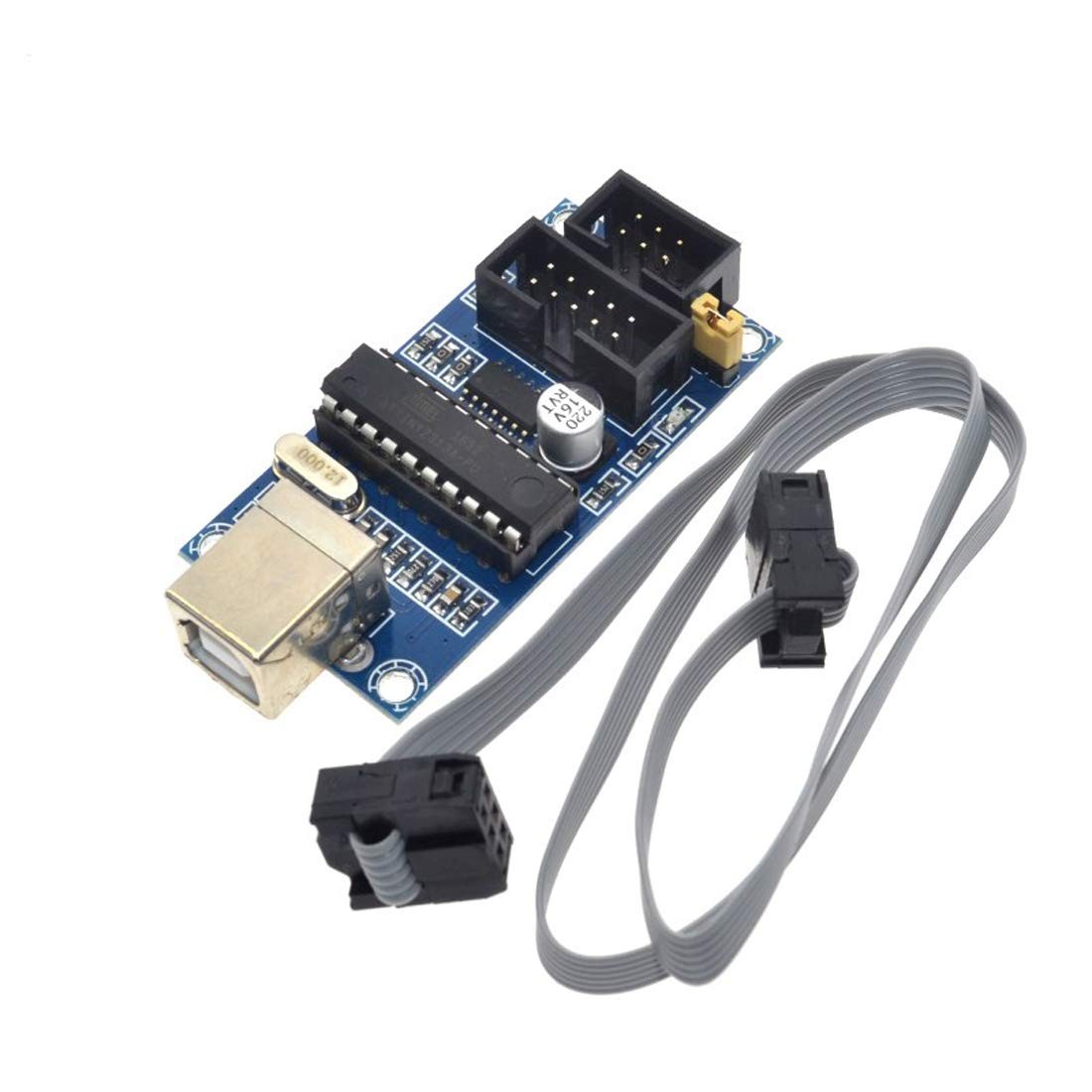 Programmateur AVR ISP USBtinyISP outil bootloader microcontrôleur câble 6 et 10 broches