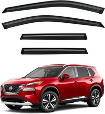 4PCS Visor for 2021-2026 Nissan Rogue, Out-Channel Rain Guards Shields Vent