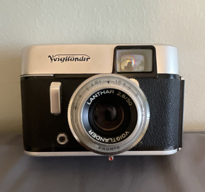 Voigtländer Vito C 35mm Film Camera w/ Lanthar 50mm f/2.8 Lens + Case