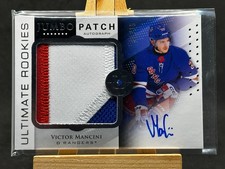 Victor Mancini 2024-25 Ultimate Rookies Jumbo Patch Auto /15