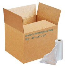 120 Pack Clear LDPE Equipment Covers 48x14x41 1.5 mil