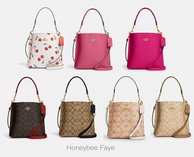 NWT Coach Mollie 22 Bucket Bag In Signature Canvas CA582/CA177