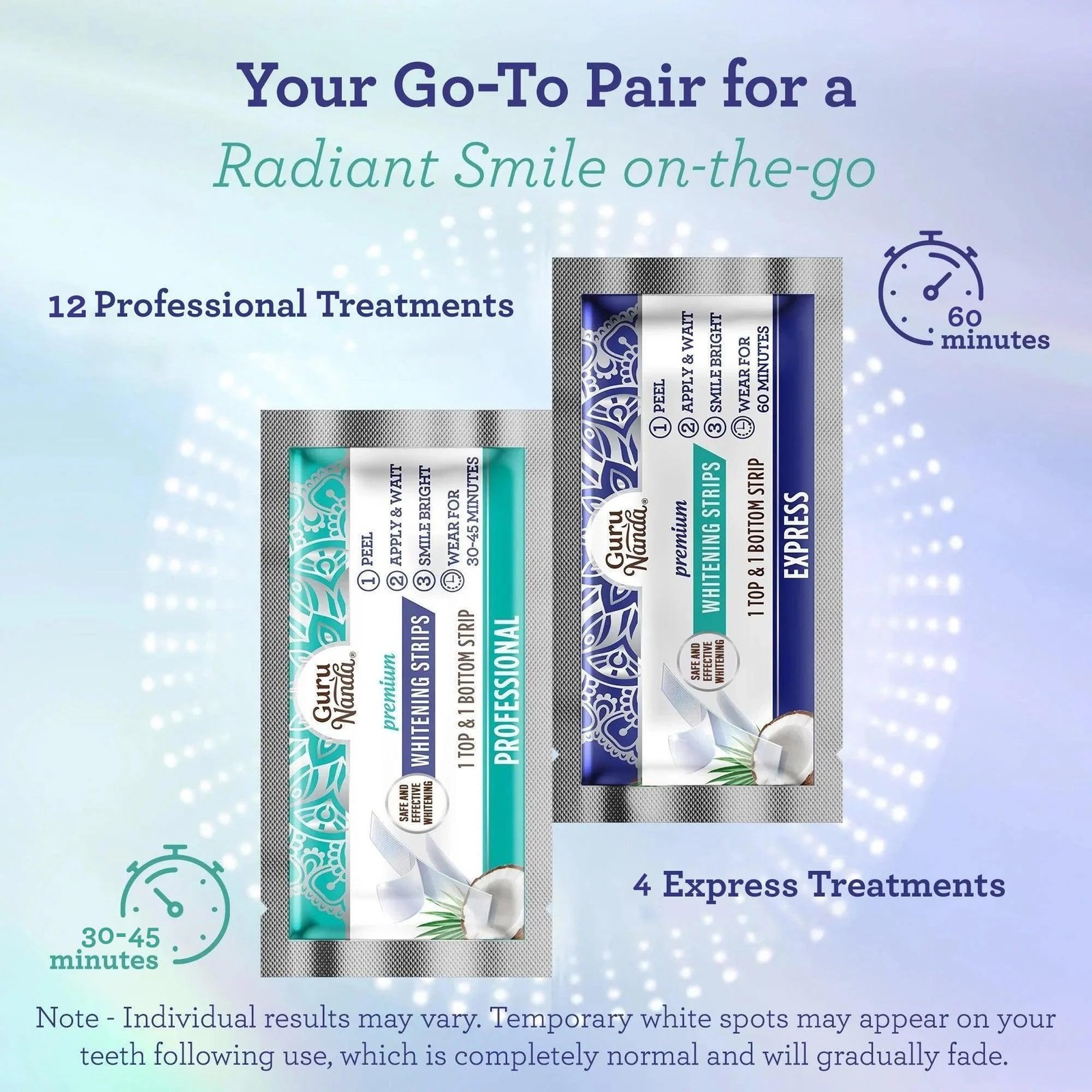 Teeth Whitening Strips - 16-Day Treatment with Non-Slip Dry Strip Technology ...
