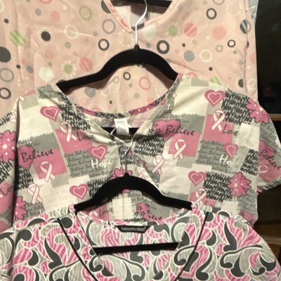 S.C.R.U.B.S., Samantha Mara, WS Gear Women's Scrub Tops Lot of 8 Multicolor