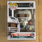 Funko Pop! Tua Tagovailoa #158, Miami Dolphins, Away Jersey, Football NFL