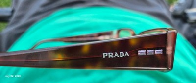 PRADA VPR 10F HAVANAH BROWN AUTHENTIC EYEGLASSES 51-16